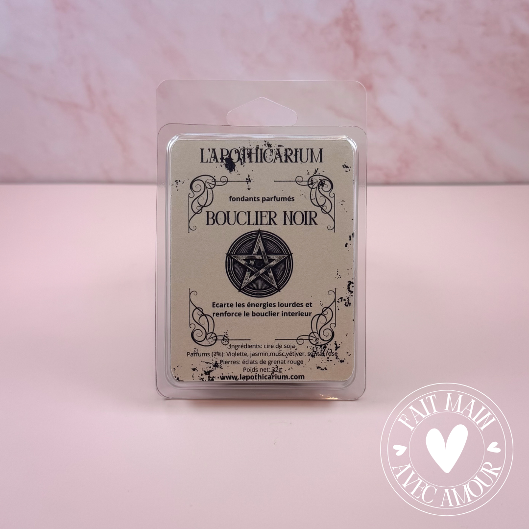 Bouclier Noir – Fondants parfumés protecteurs