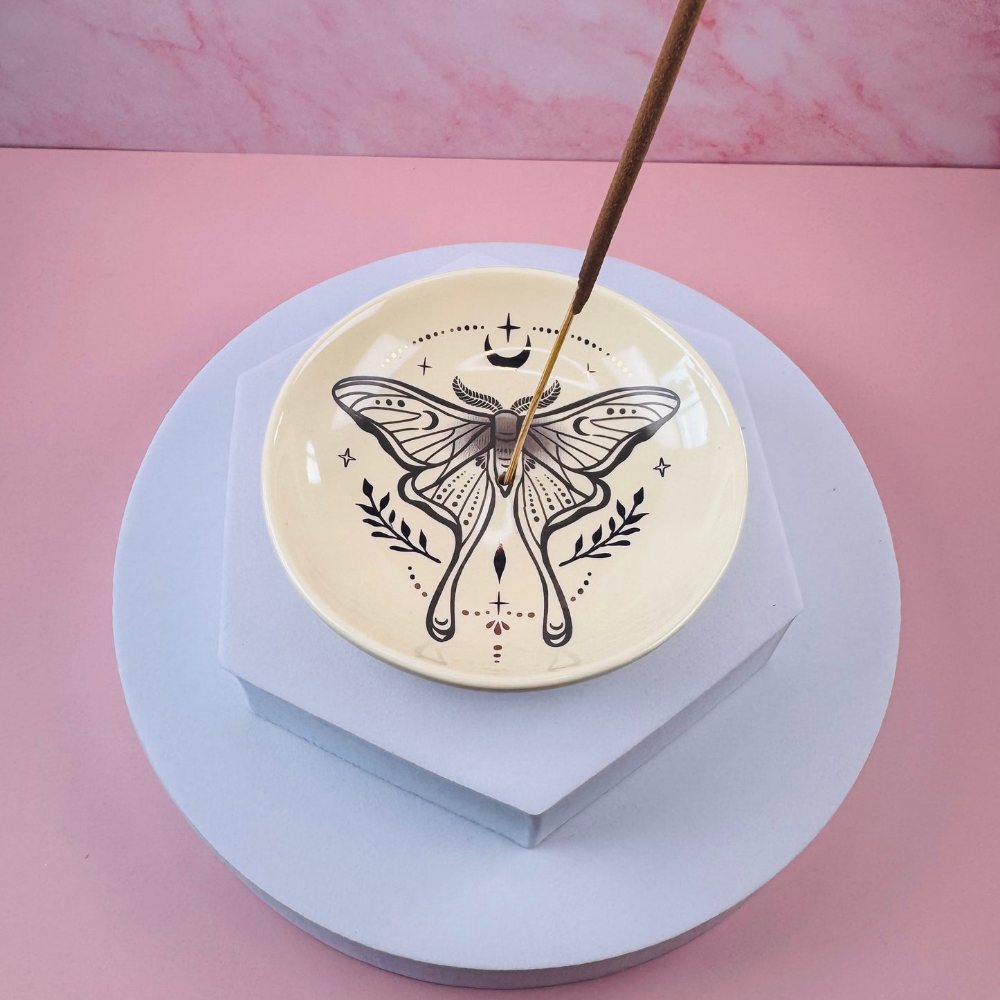 Porte-Encens “Papillon de Nuit” – Métamorphose Sacrée