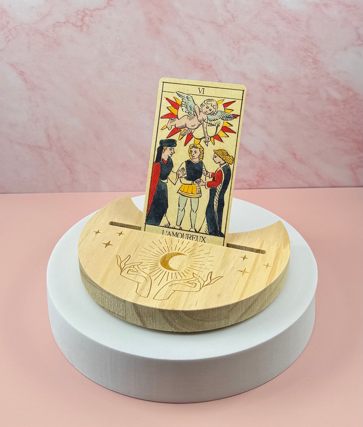 Porte-Carte “Lune Oracle” – Révélateur de Guidance