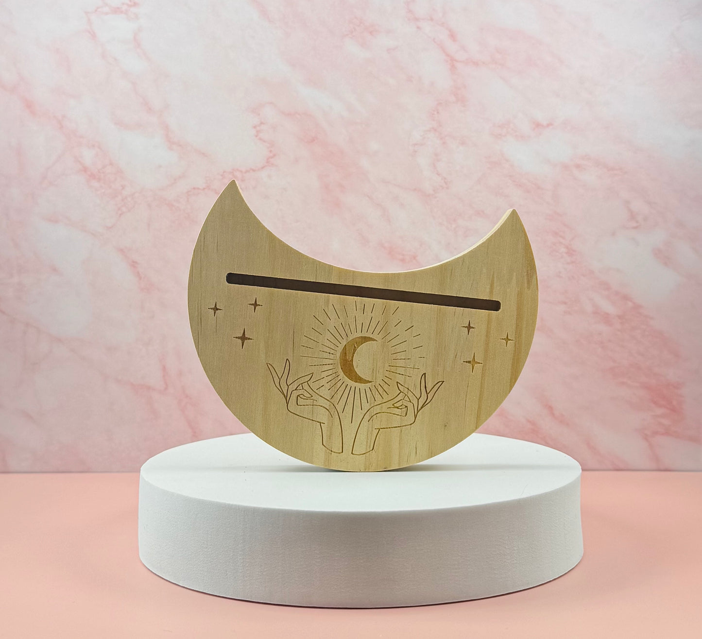 Porte-Carte “Lune Oracle” – Révélateur de Guidance