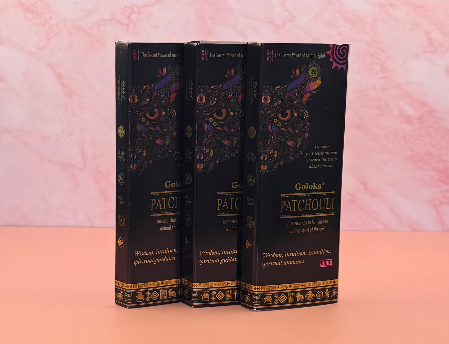 Encens “Patchouli & Hibou” – Sagesse Nocturne & Clairvoyance